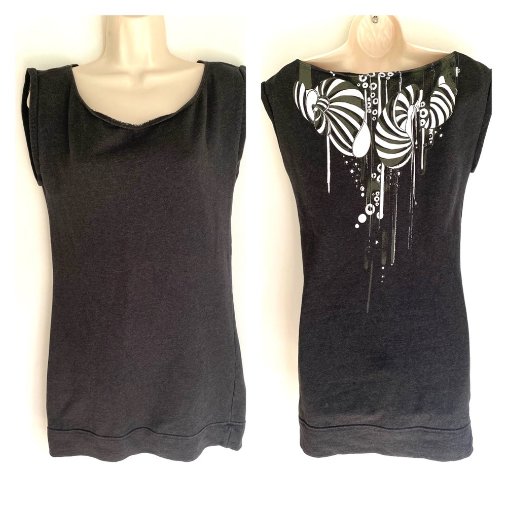 Diesel Sweatshirt Mini Dress Tunic Y2K Retro S